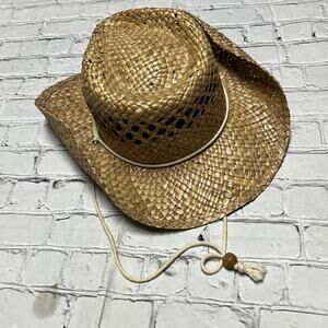 Walt Disney World Straw Cowboy Cowgirl Western Hat L/XL